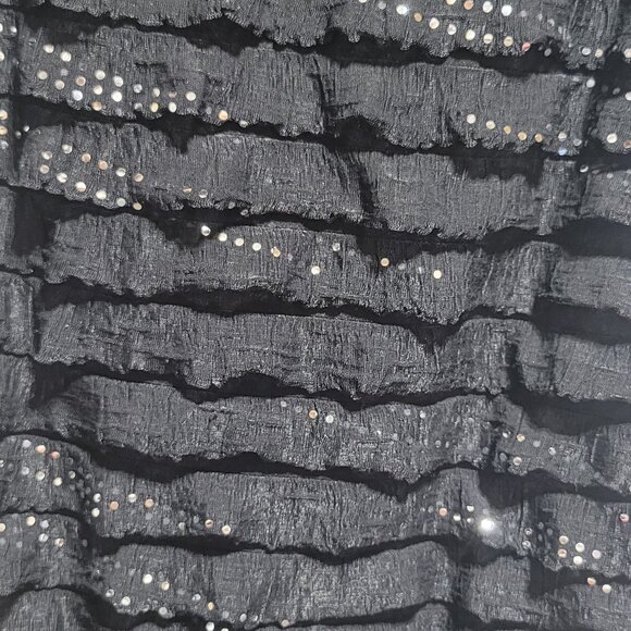 Black Ruffle Tank - Picture 2 of 8